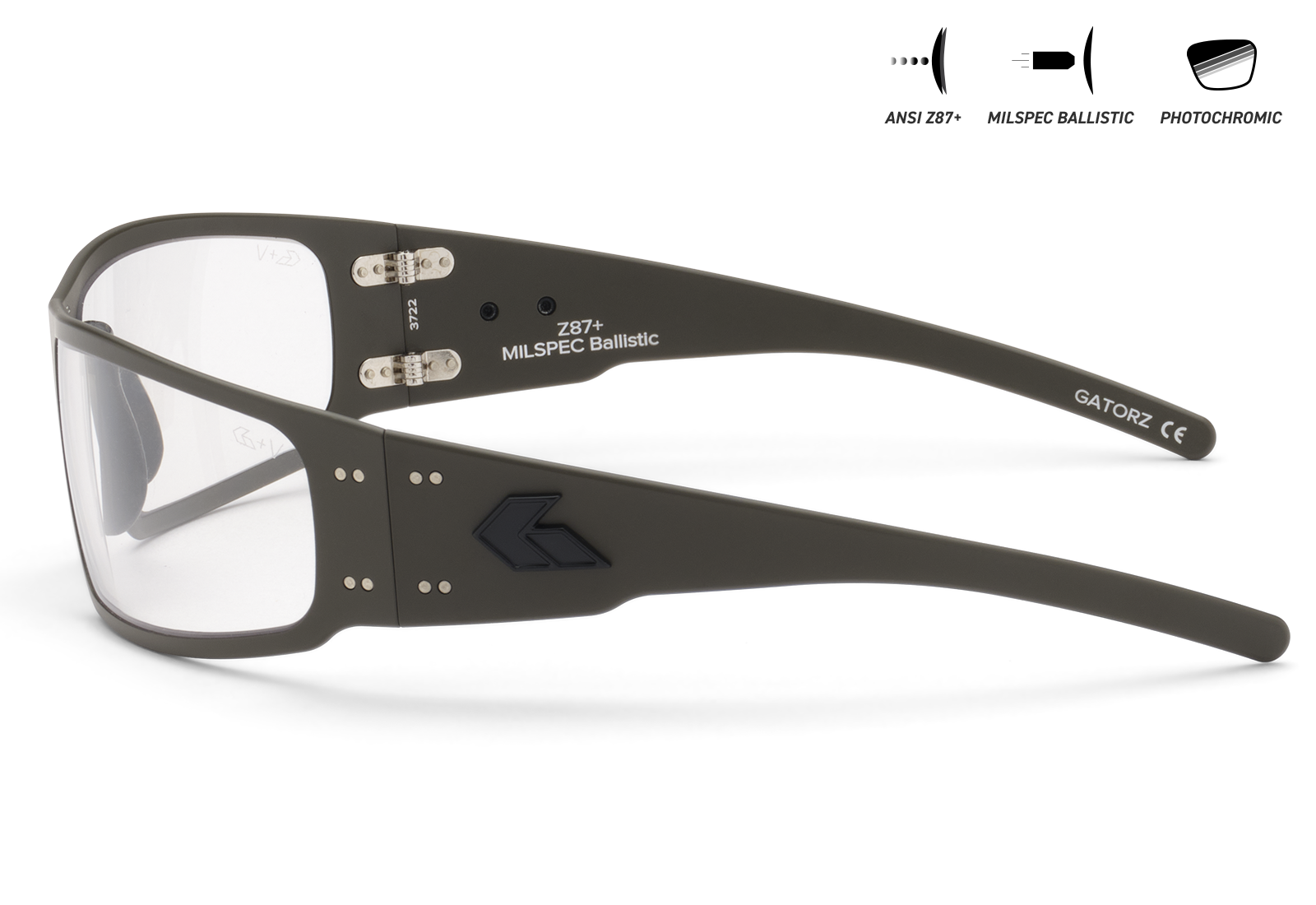 BALLISTICS / セラコート ODグリーン / INFERNO ANSI Z87+/MILSPEC Ballistic ANTI-FOG