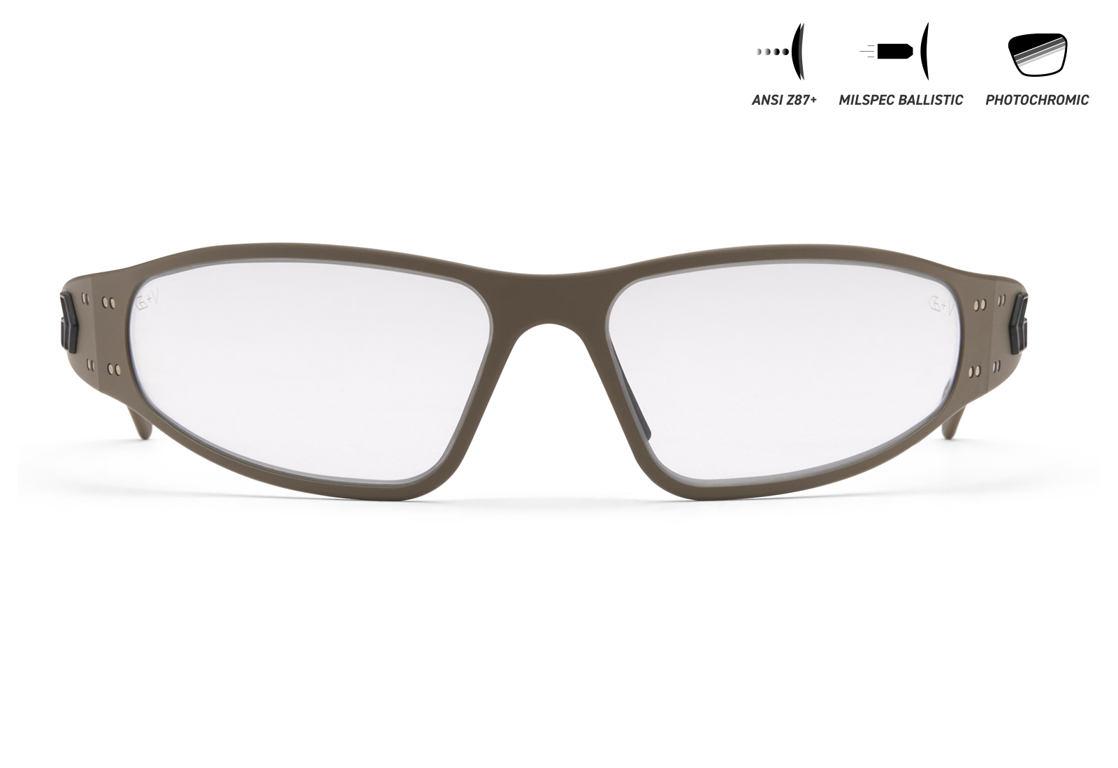 BALLISTICS / セラコート タン / INFERNO ANSI Z87+/MILSPEC Ballistic ANTI-FOG
