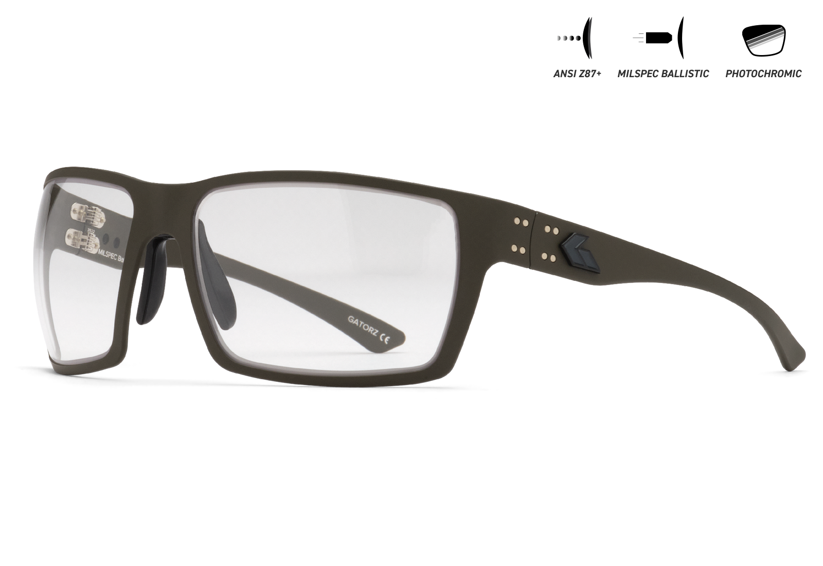 BALLISTICS / セラコート ODグリーン / INFERNO ANSI Z87+/MILSPEC Ballistic ANTI-FOG